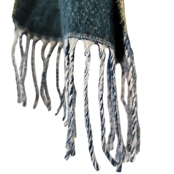 Vintage 1990s Cashmink Scarf With Floral & Leaf Pattern - Picture 8 of 8